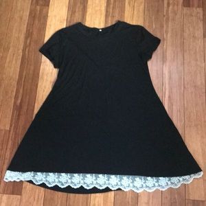 Black Flowy Dress